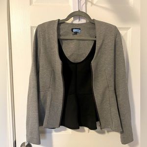 TopShop peplum grey blazer